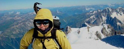 L'alpinista Cristina Castagna